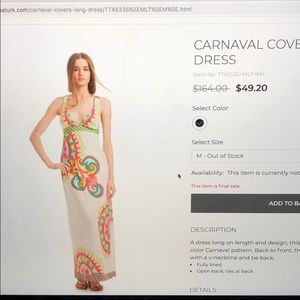 Trina Turk Carnival Covers Long Dress